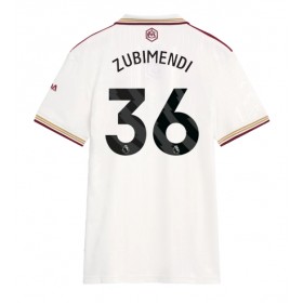 Dámské fotbalový oblečení Arsenal Martin Zubimendi #36 Tretí košile 2025-26 Krátkým Rukávem
